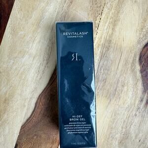 NEW RevitaLash Cosmetics HI-DEF BROW GEL Soft Brown 7.4 mL / 0.25 Fl Oz - SEALED